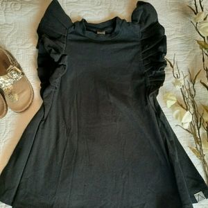 🚫sold🚫NASHABlack Angel Sleeve dressGirls 18-24m